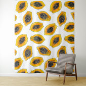 Tenture Tranches de Papaya (En situation)