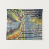 Tenture Tranquil River Path Impressionniste Paysage Art (Devant (Horizontal))