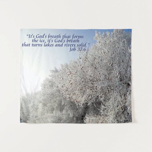 Tenture Travail 37:6 Paysage hivernal inspirant (Devant (Horizontal))