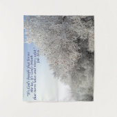 Tenture Travail 37:6 Paysage hivernal inspirant (Devant)