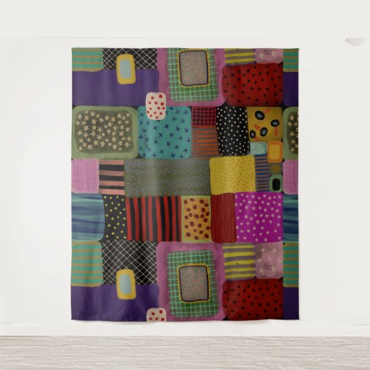 Tenture Travail de patchwork (Devant)