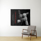 Tenture Travail D'Équipe Motivation Inspiration Citation M (En situation (horizontale))