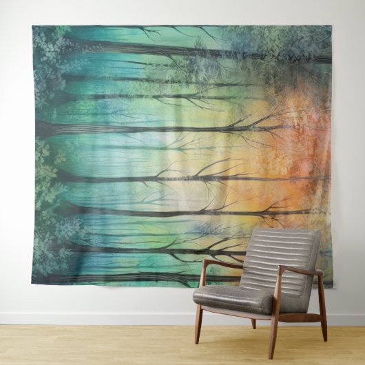 Tenture trees backdrop (En situation (horizontale))