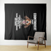 Tenture Trek Walker Coonhound Lover Chien Coontrovert (En situation (horizontale))