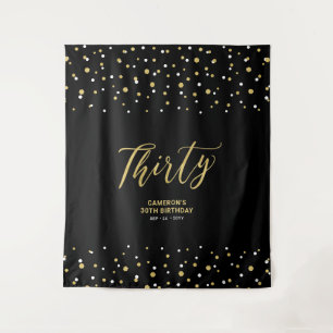 Tenture Trente Toile de fond pour fête d'anniversaire de