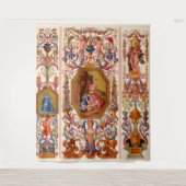 Tenture très opulent dessin baroque du XVIIe siècle (Devant)