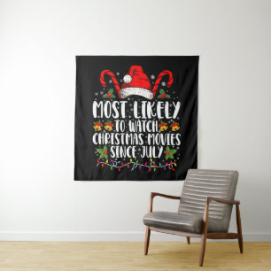 Tenture Très susceptibles de regarder des films de Noël de