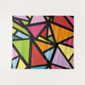 Tenture Triangles colorés motif 3 (Devant (Horizontal))