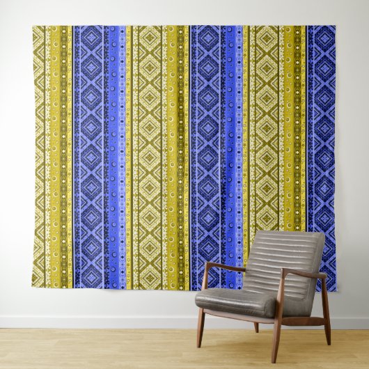 Tenture Tribal ethno boho ornementale traditionnelle ornem (En situation (horizontale))