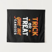 Tenture Trick d'Halloween (Devant (Horizontal))