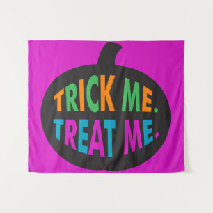 Tenture Trick Me Traite, Halloween Multi-Couleur