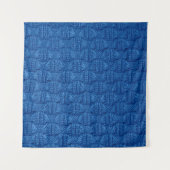 Tenture Tricot de texture. Bleu pullover. ma tissu motif (Devant (Horizontal))