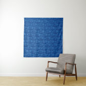 Tenture Tricot de texture. Bleu pullover. ma tissu motif (En situation (horizontale))