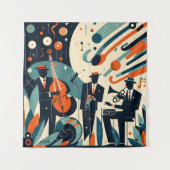 Tenture Trio du Jazz Age du milieu du XXe siècle (Devant)