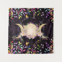 Triple Lune - Triple Déesse - Aquarelle