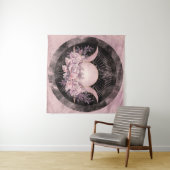 Tenture Triple Moon - Triple Goddess - Doux Floral (En situation (horizontale))