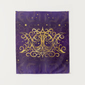 Tenture Triple Moon - Triple Goddess Gold and Purple (Devant)