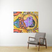 Tenture Trippy Whimsical Psychedelic Wall Art | LW (En situation (horizontale))