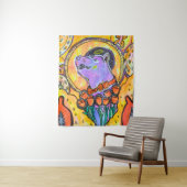 Tenture Trippy Whimsical Psychedelic Wall Art | LW (En situation)