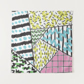 Tenture Trois Abstraits : Art Arrière - plan Dessiné À La  (Devant (Horizontal))