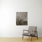 Tenture Tronc d'arbre gris (En situation)