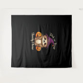 Tenture Trop Lazy pour faire peur mignon Halloween Sloth C (Devant (Horizontal))