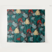 Tenture Tropical foncé (Devant (Horizontal))