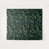 Tenture Tropical Monstera Botanical Green Jungle Wall  (Devant (Horizontal))