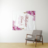 Tenture Tropical Orchid Photo Drop (En situation (horizontale))