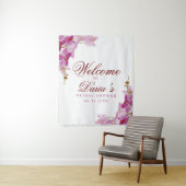 Tenture Tropical Orchid Photo Drop (En situation)