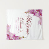 Tenture Tropical Orchid Photo Drop (Devant (Horizontal))