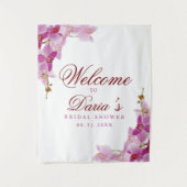 Tenture Tropical Orchid Photo Drop (Devant)