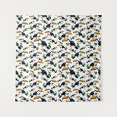Tenture Tropical Toucans - Playful Jungle (Devant)