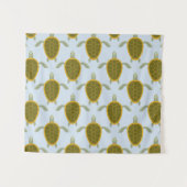 Tenture Troupeau de motif de tortues de mer (Devant (Horizontal))