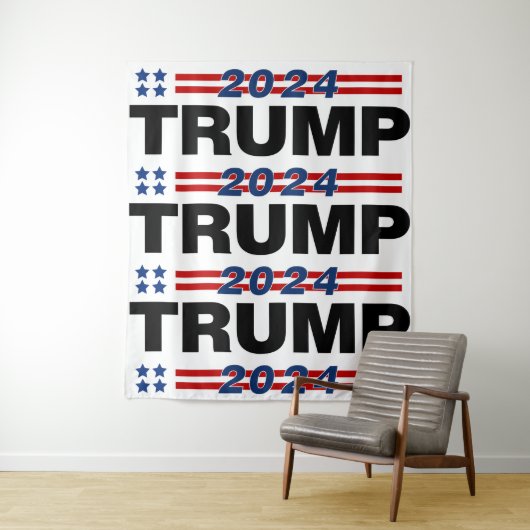 Tenture Trump 2024 (En situation)