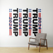 Tenture Trump 2024 (En situation (horizontale))