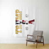 Tenture Trump Gold ⛳ Presidential USA 45 47 🏆 (En situation)