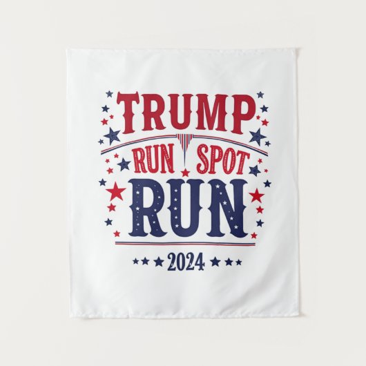 Tenture Trump Run Spot Run Funny Election Debate (Devant)