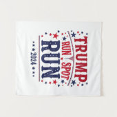 Tenture Trump Run Spot Run Funny Election Debate (Devant (Horizontal))