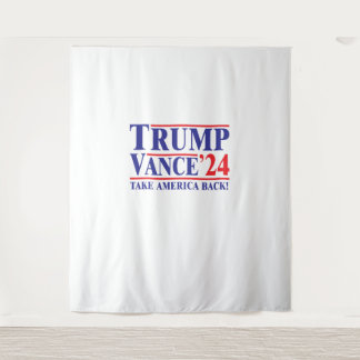 Tenture Trump Vance 2024 "Take America Back" Tapestry