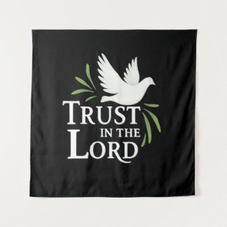 Tenture Trust in the Lord White Dove Christian Flat Cards