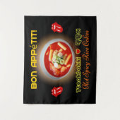 Tenture 👍 ❤️ 😋 TteokBokki-Cakes au riz coréen chaud et é (Devant)