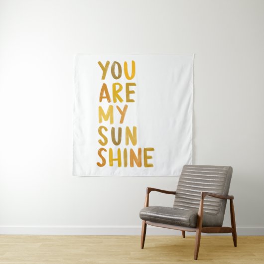 Tenture tu es mon mur solaire accroché (En situation)