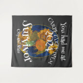 Tenture Tu m'as eu à Carpe Party Diem Survécu (Devant (Horizontal))