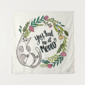 Tenture Tu M'As Eu À Meow (Devant (Horizontal))