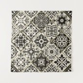 Tenture Tuile en patchwork sans couture avec Islam, arabe, (Devant (Horizontal))