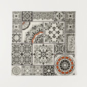 Tenture Tuile en patchwork sans couture avec Islam, arabe, (Devant (Horizontal))