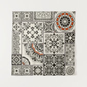 Tenture Tuile en patchwork sans couture avec Islam, arabe, (Devant)