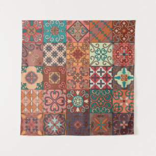 Tenture Tuiles portugaises : Talavera Style Azulejo.