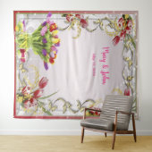 Tenture Tulipe colorée Floral Mariage arrière-plan photo (En situation (horizontale))